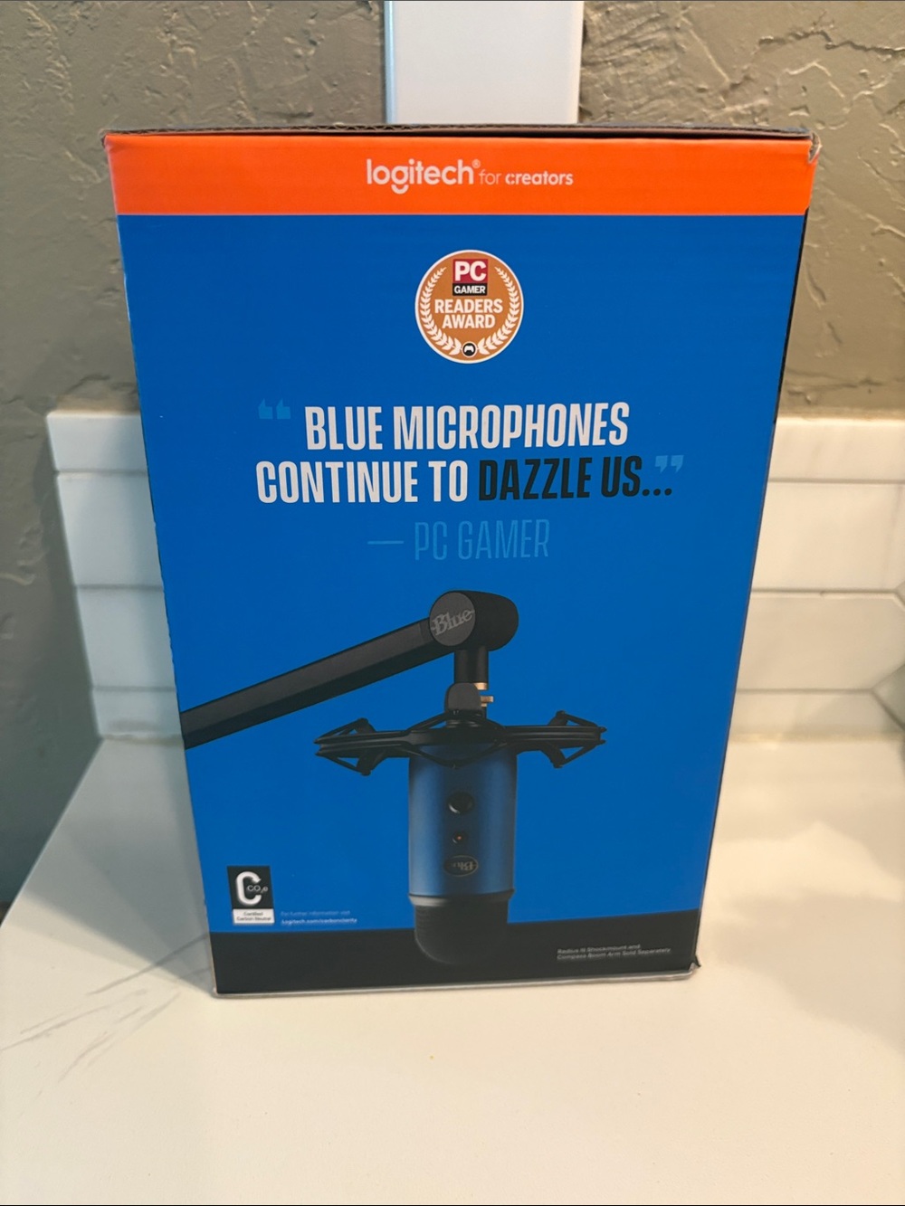 Logitech Blue Microphone in Blue Finish